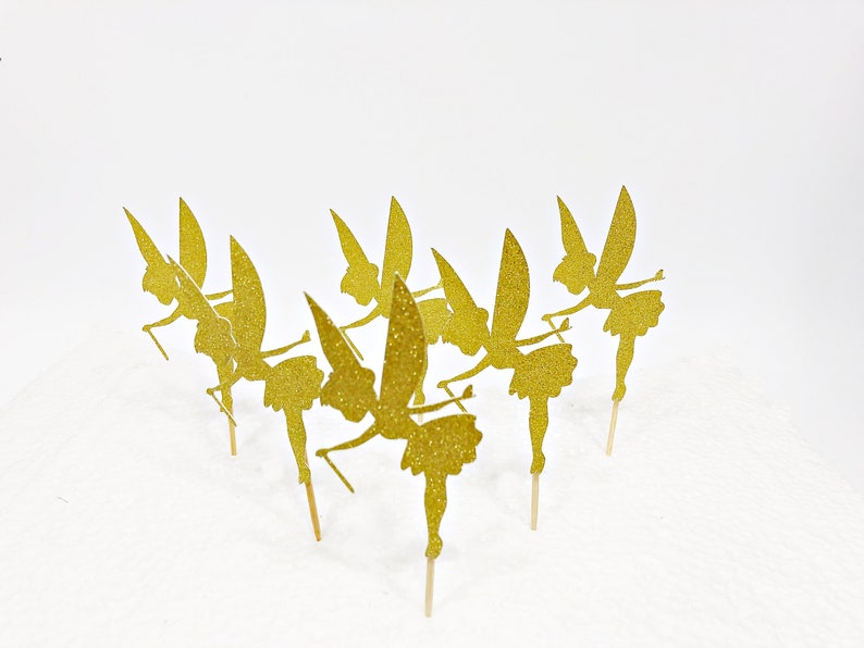 Fairy Cupcake Toppers Fairy Birthday Fairy Party Decorations Fairy Baby Shower Fairy First Birthday Tinkerbell Party Garden Tea Party Decor