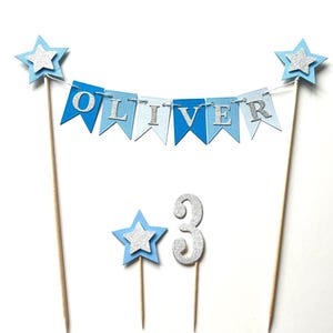 Pastel Rainbow Bunting Cake Topper - First Birthday, Girls Birthday, Boys Birthday, CUSTOM Cake Bunting Personalised Cake Bunting Cake Decor image 11