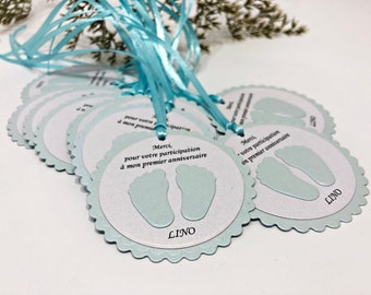 Baby Feet Favor Tags.  Footprint Thank you tags. Baby shower favor tags, Footprint baby shower thank you tags, Baby shower gift tags