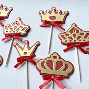 Royal Prince Baby Shower Cupcake Toppers. Royal Prince First - Etsy