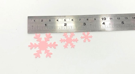 1200 Stück Schneeflocken-Konfetti – Rosa, Weiß, Silber, Aus Polyester, Für Weihnachtsdekoration, Tischdeko & DIY