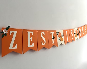 Custom Orange "Thank You" Banner – Wedding Photo Prop, Card Sign