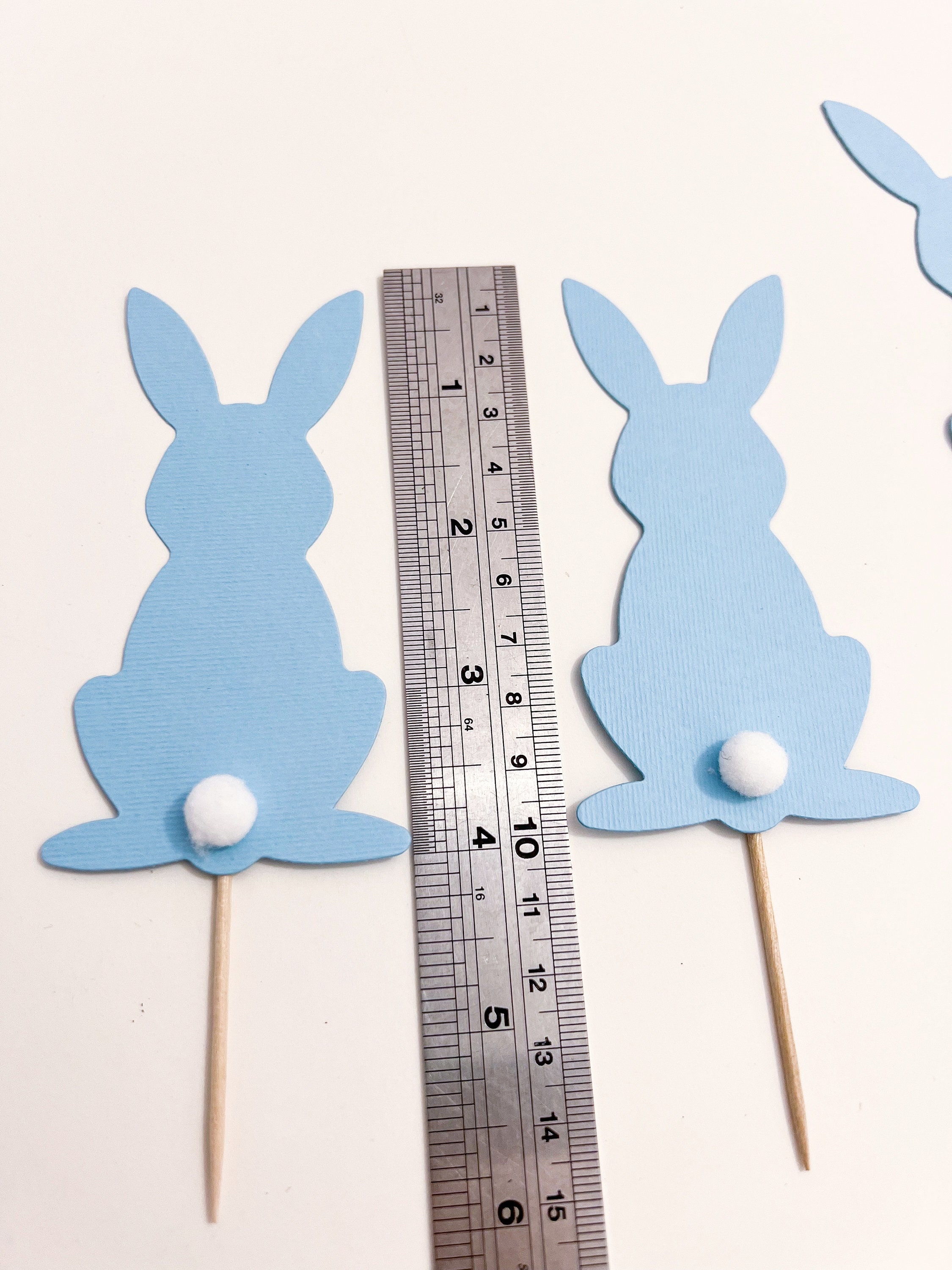 Bunny Cupcake Toppers - Pink or Blue Some Bunny is One. Pink or Blue ...