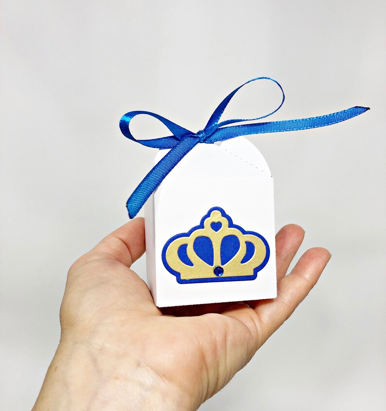 Décorations pour cupcakes Royal Prince Baby Shower. Premier anniversaire du prince royal. Décorations pour cupcakes Prince. Surmatelas bleu roi et or. Couronne image 8