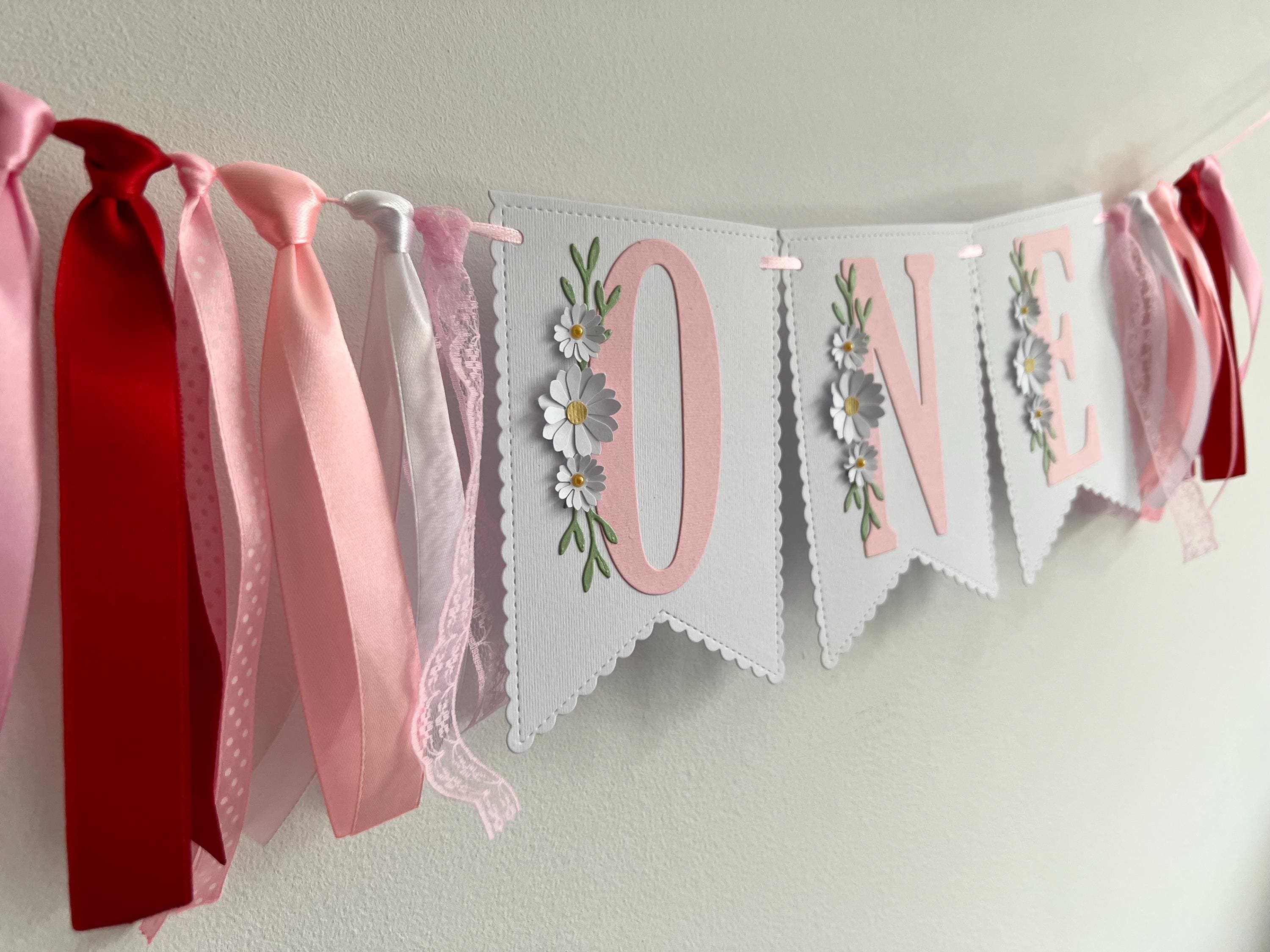 Daisy High Chair Banner -daisy ONE Banner Daisy Birthday Banner Daisy ...