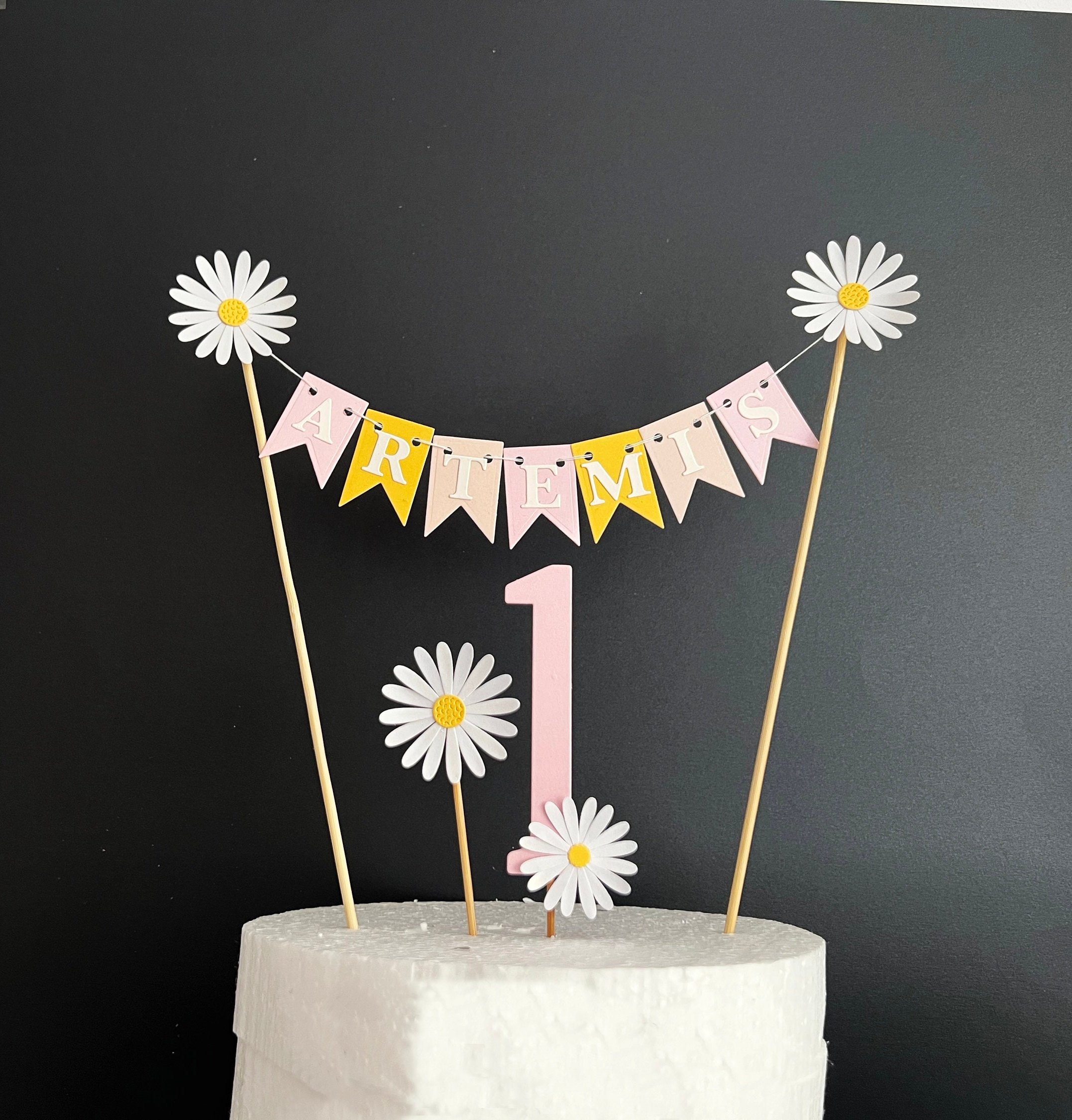 25 Stück Groovy Cupcake-Topper – Deko Für Mädchen 2. Geburtstag, Hippie & Boho Party