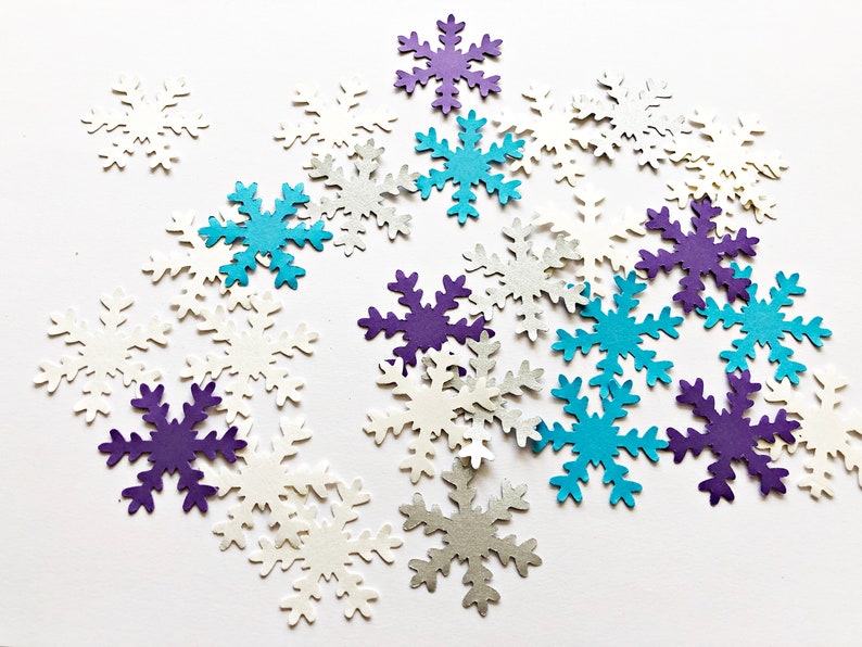 Frozen Birthday Party Decoration Confetti Frozen Table Etsy
