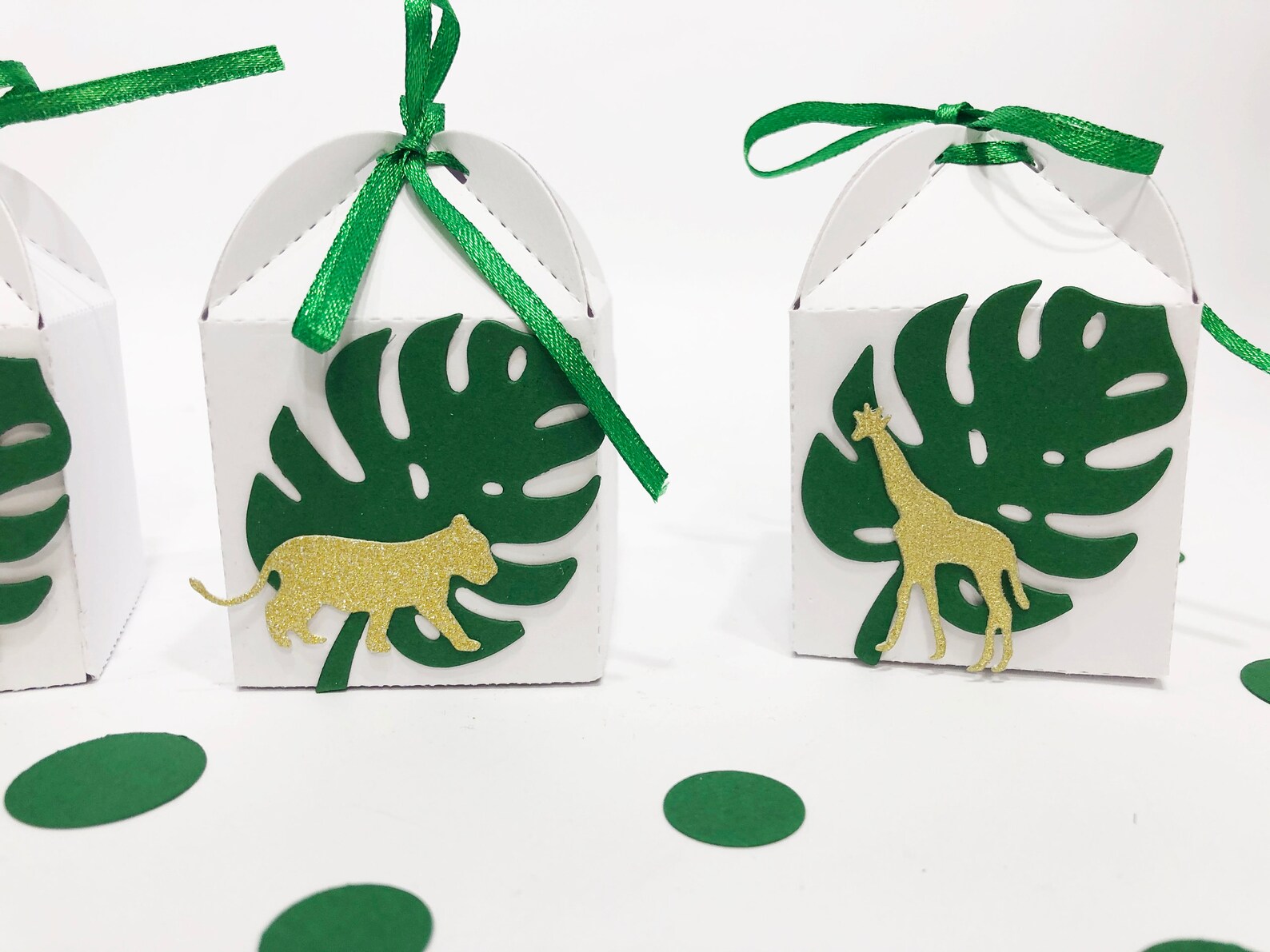 Small Safari Favor Box Jungle Party Favor Boxes Safari Theme Etsy