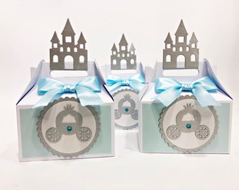 Cinderella Birthday Favor Boxes, Princess Birthday Favor Boxes, Princess Party Favors, Princess Birthday, Princess Favors. Cinderella Theme