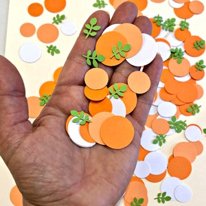 200 STÜCK Little Cutie Confetti Cutie Baby Shower Dekorationen Eine kleine Cutie ist auf dem Weg Hey Cutie Citrus Orange Clementine Geburtstagsparty Bild 3