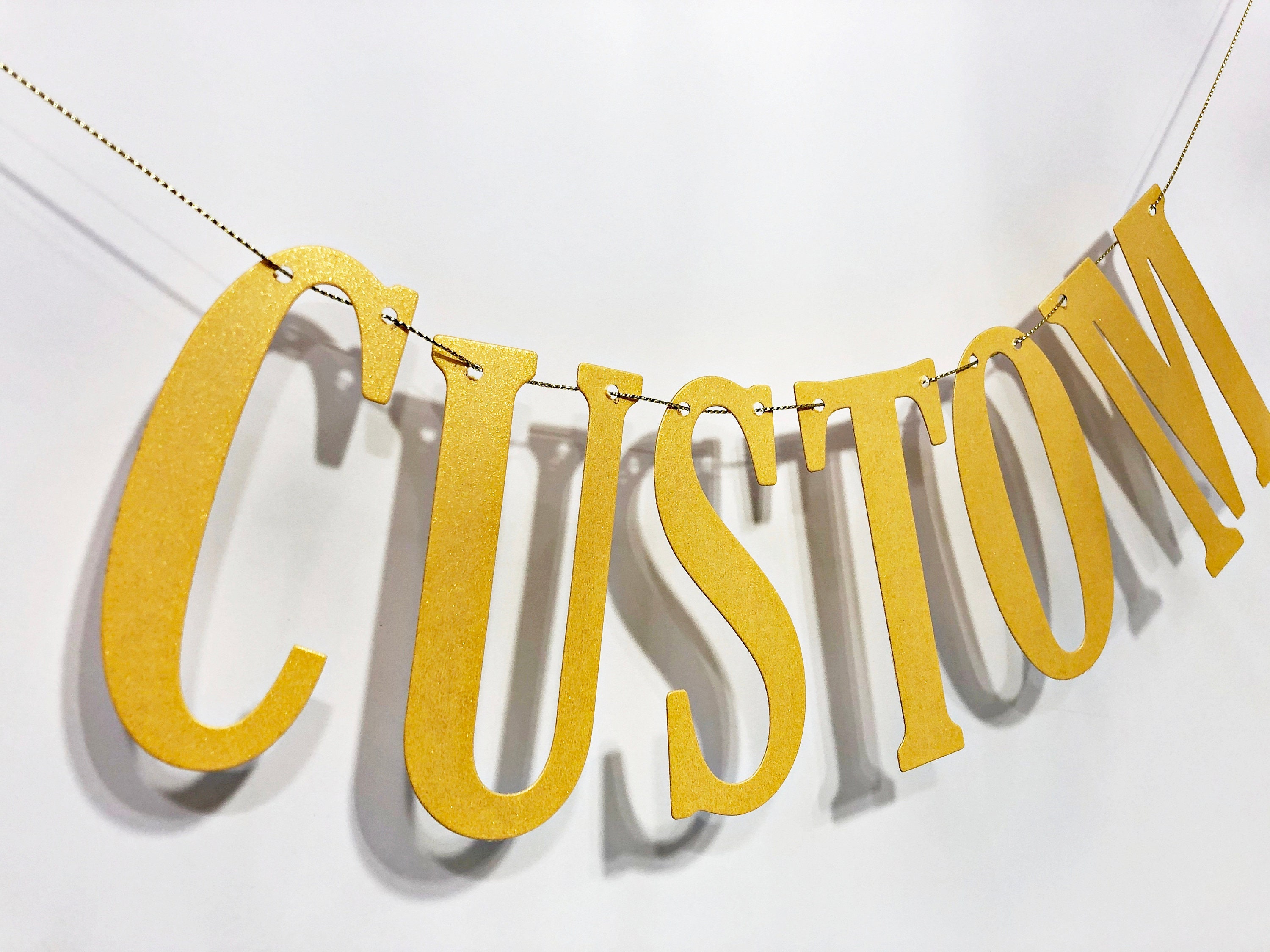 CUSTOM Text Banner 4 YourText Here Custom Banner Etsy