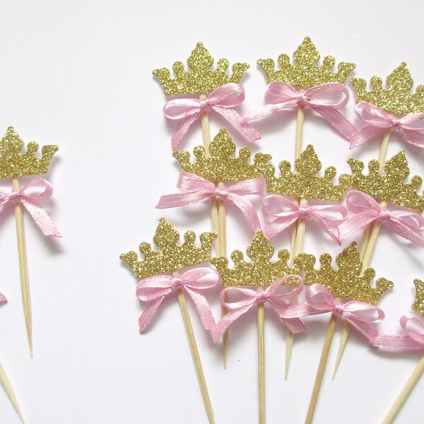 Crown Cupcake Topper Etsy