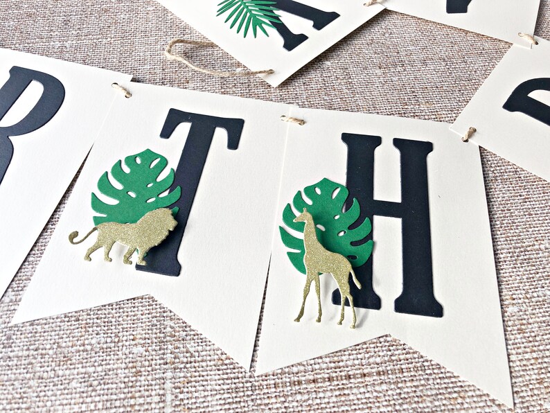 Safari Birthday Party Decorations Safari Banner Jungle - Etsy