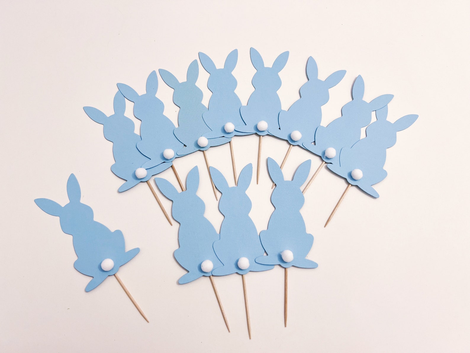 Bunny Cupcake Toppers - Pink or Blue Some Bunny is One. Pink or Blue ...
