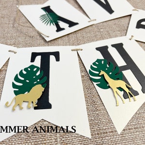 Safari Birthday Party Decorations - Safari Banner Jungle Safari Animal ...