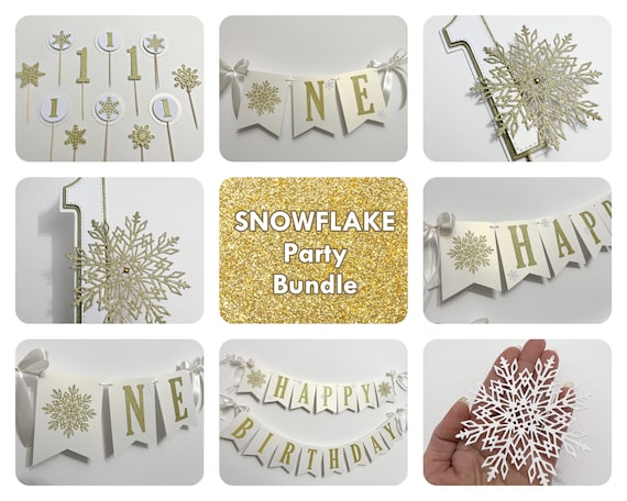 Snowflake Cutouts - 9ct. (5 - 12) - Party Adventure