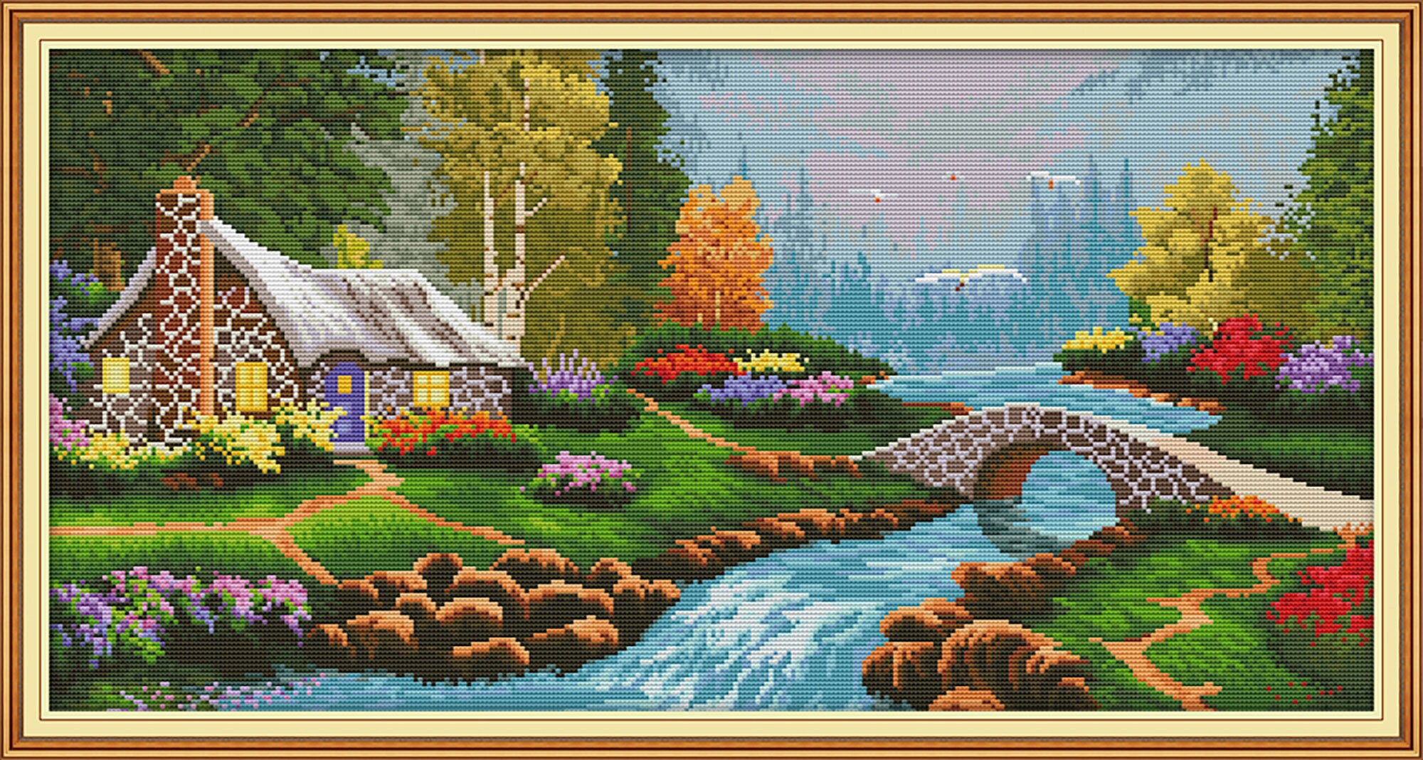Joy Sunday Counted Cross Stitch Kits CrossStitch Summer Afternoon