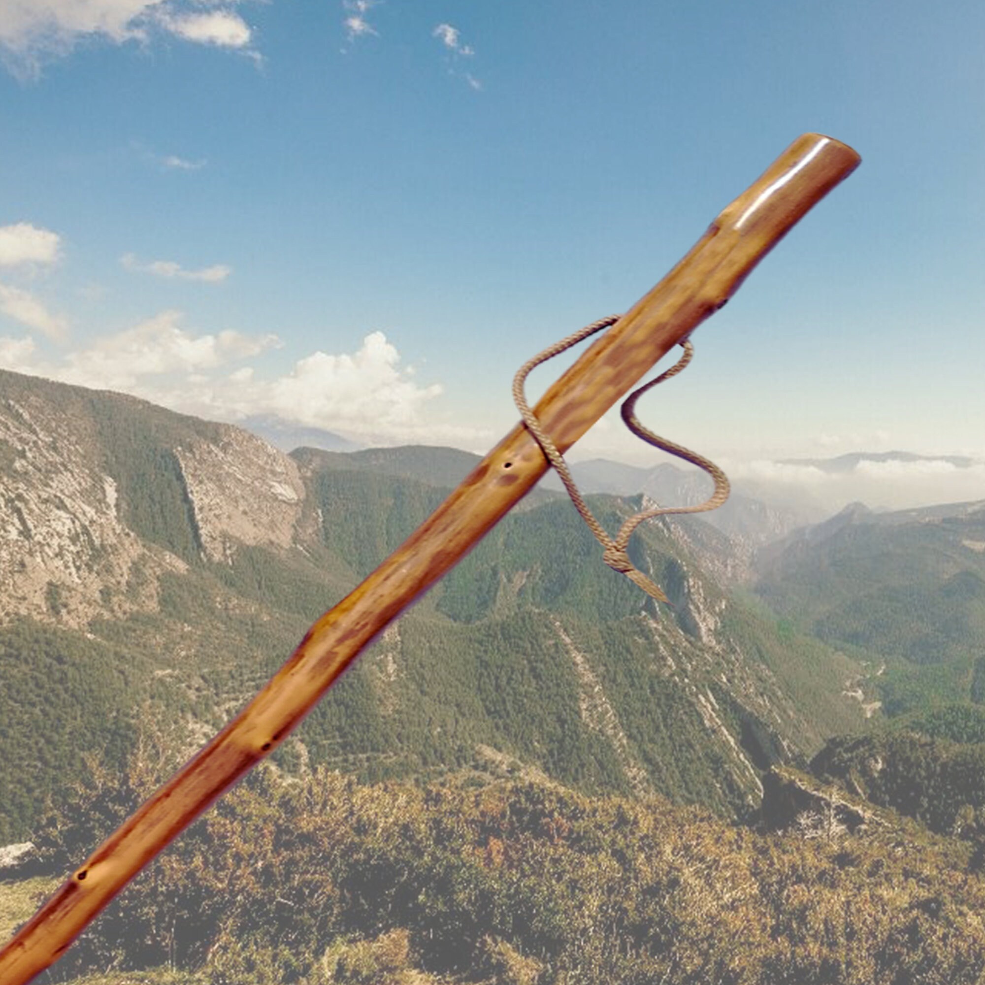 Jagd- & Wanderstock Aus Holz In Tarnoptik – Personalisiert Mit Gravur Bis 15 Zeichen – Längen 98–150 Cm, Belastbar Bis 120 Kg