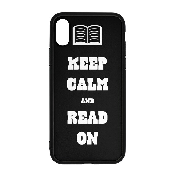 iPhone X Case Keep Calm and Read On