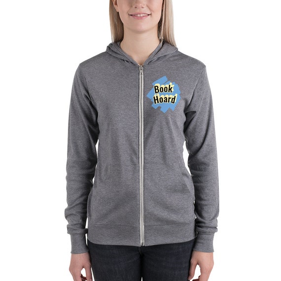 Unisex zip hoodie Bookish & Proud