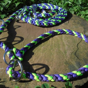 Retrieverleine dog leash braided from paracord image 2