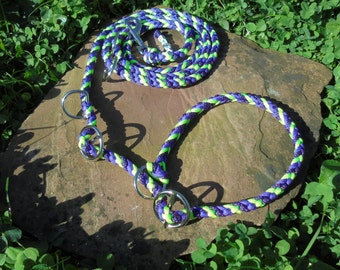 Retrieverleine Hundeleine aus Paracord geflochten