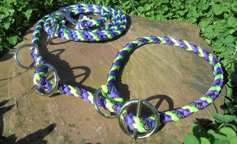 Retrieverleine dog leash braided from paracord image 5