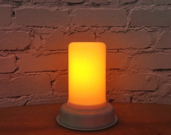 LED Flammenlicht Batterie Timer Flamme Feuer Effekt Fackel Lampe Lichterkette warmweiß