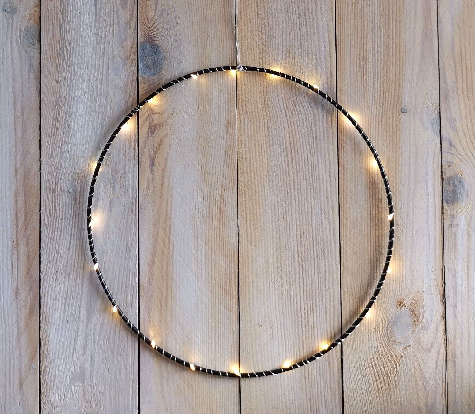 LED Lichterkette Timer Metall Ring Herz Stern silber gold schwarz Metallring
