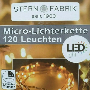 LED Draht Lichterketten 100 200 Leds warmweiß strombetrieben mit Timer und teilweise Dimmer für innen und außen Bild 6