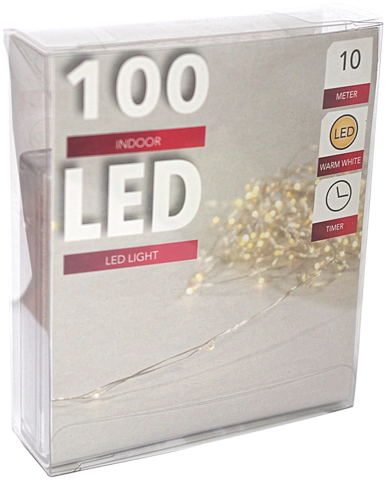 Led Draht Lichterkette Batterie 10 20 40 60 100 Micro LEDS batteriebetrieben Timer warmweiß oder kaltweiß 100er - 10m lang