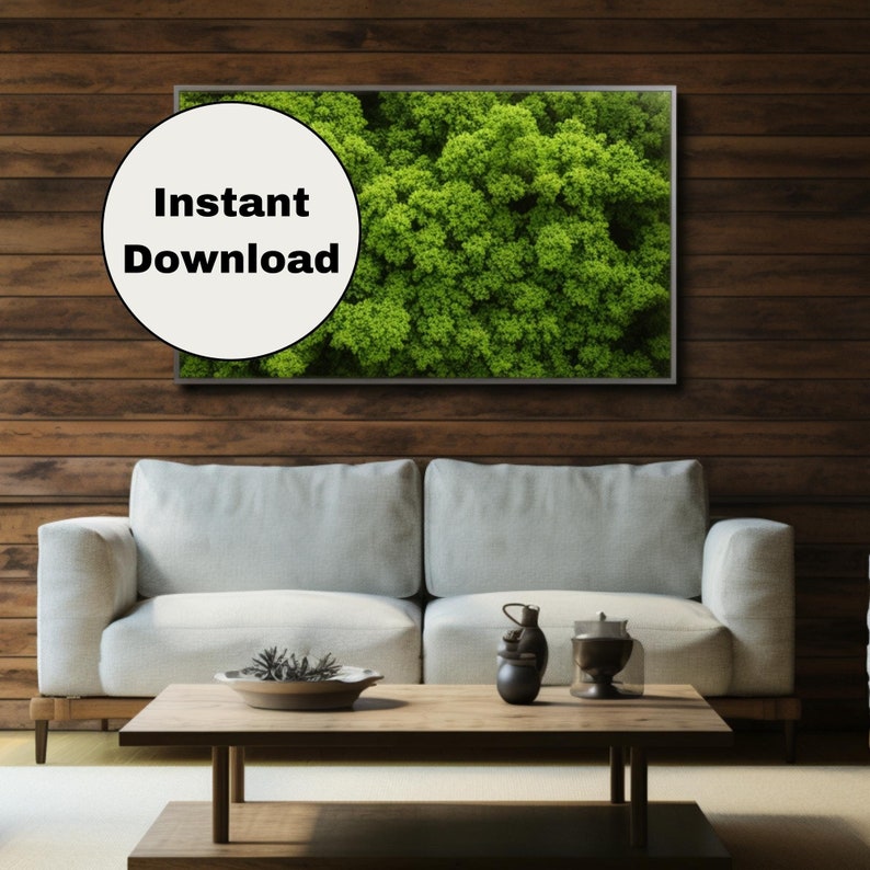 Moss Wall Art Zoom Background Home Office Background Office - Etsy