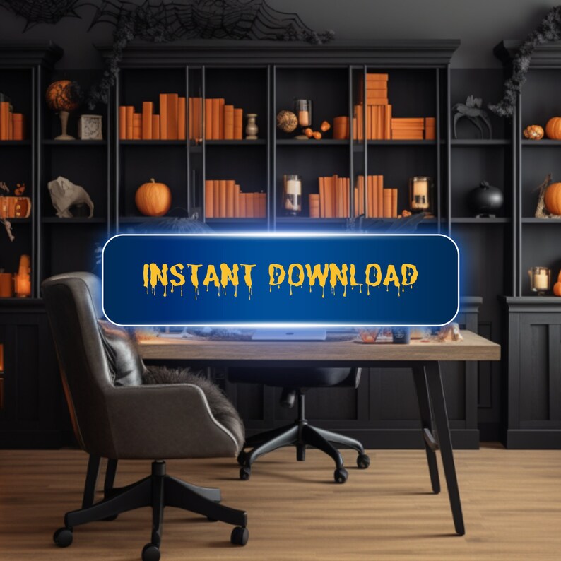 10 Halloween Zoom Backgrounds, Zoom Background Halloween, Zoom