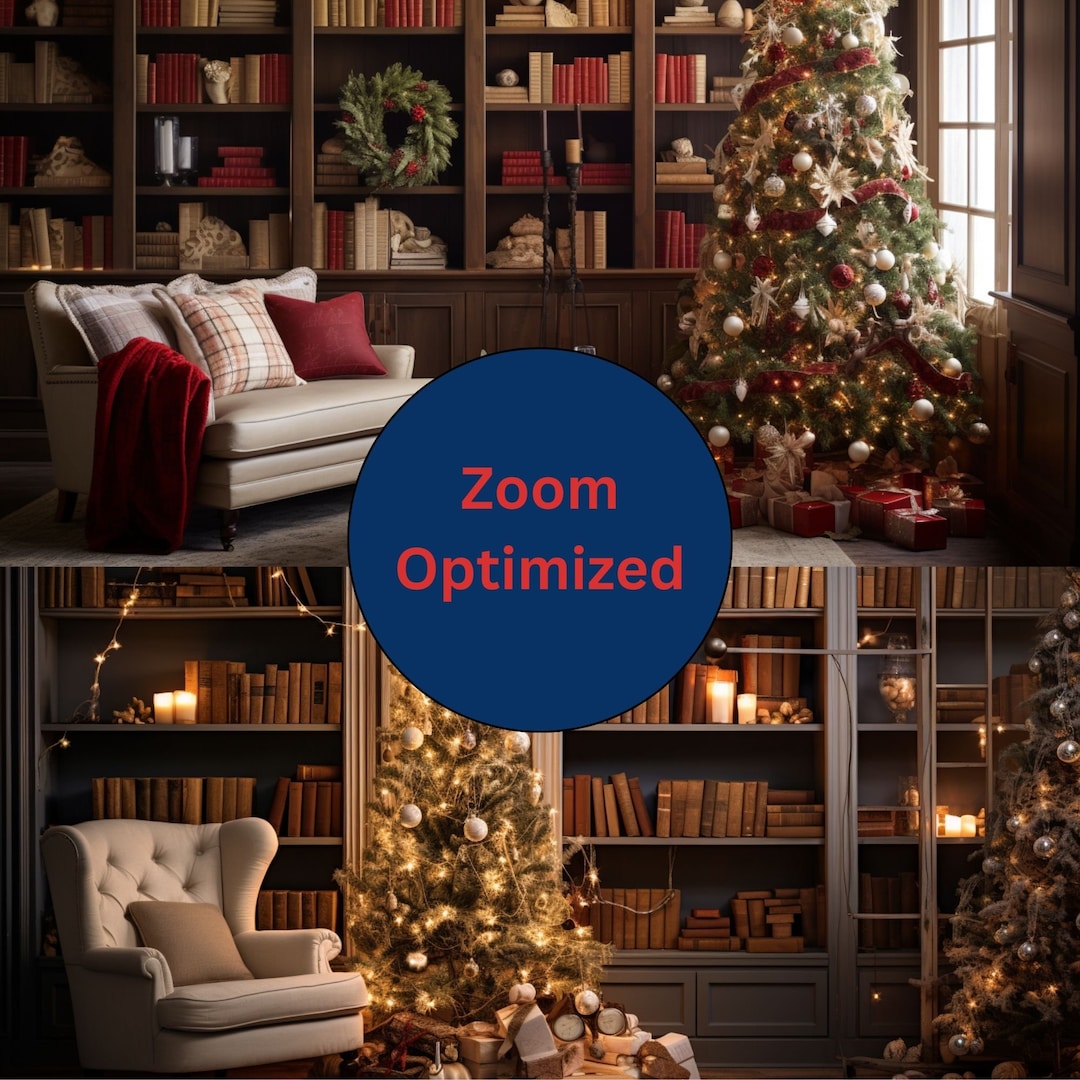 Christmas Zoom Background Christmas Background Zoom Etsy UK