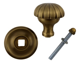 Door handle, handles, door, brass, vintage handles, door fittings, door knob in Wilhelminian style - historicism design | JCB HANDMADE 313.0001.45
