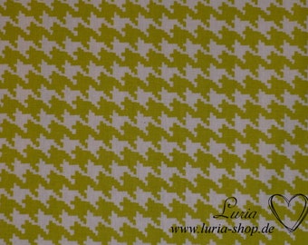 8.30 EUR/meter Checkered fabric, cotton, green-white Check apple green