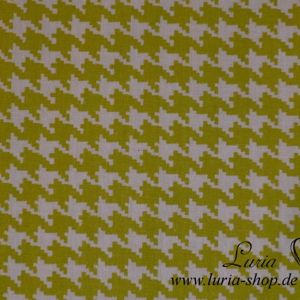 8.30 EUR/meter Checkered fabric, cotton, green-white Check apple green