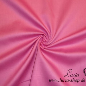 14,30 EUR/metro Tecido Dirndl liso rosa escuro algodão cetim