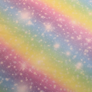 17,90 EUR/m Softshell mit Fleece Innenseite Regenbogen