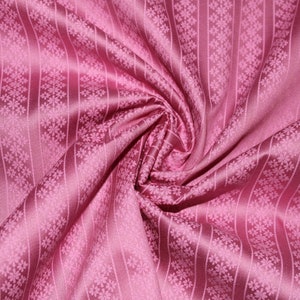 15,70 EUR/metro Enfeites de tecido Dirndl rosa claro em cetim de algodão rosa