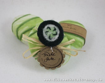 Felt soap “Fresh Cucumber” is a special gift!