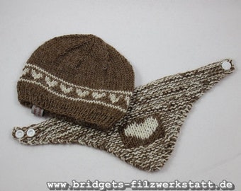 Newborn Gift Set Hat & Scarf COZY!