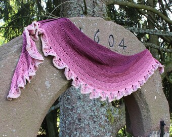 Knitting Pattern Shawl "Misses Ingalls" DIY!