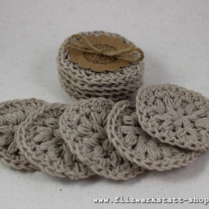 Waschbare Abschminkpads /Scrubbies! Handgemacht! Nachhaltig!