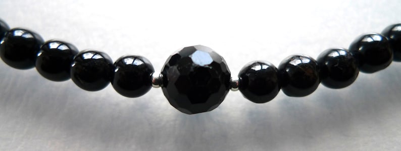 Black Tourmaline Sch\u00f6rl Gemstones Necklace Necklace