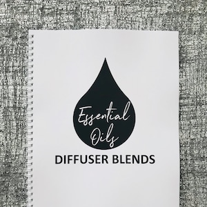 Essential Oils Diffuser Blends // Notizbuch // Drahtkammbindung Bild 1