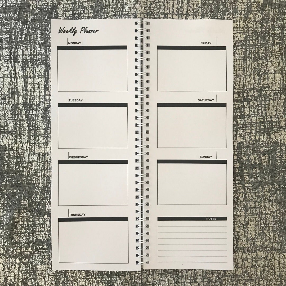 Weekly Planner // Desk Calendars Upright for 53 Weeks - Etsy