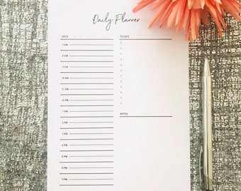 Notepad // Daily Planner // Daily Planner