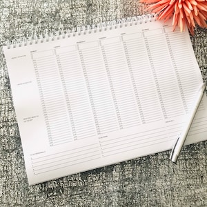 Weekly Planner // Wochenplaner - 53 Wochen