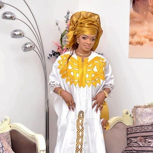 Premium Getzner Magnum Gold African Dress/african - Etsy
